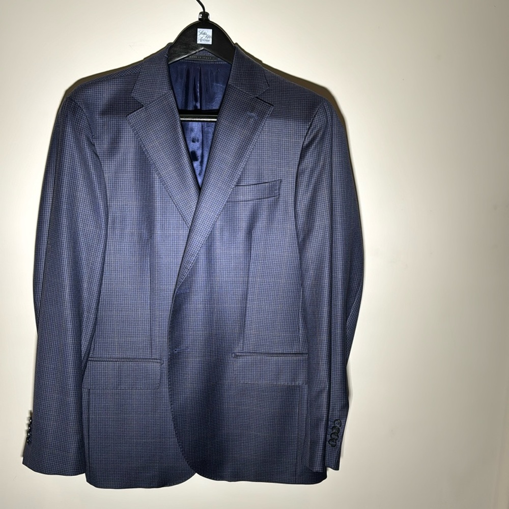 Lubiam Men’s Italian Blazer Dark Blue 42 Blazer.